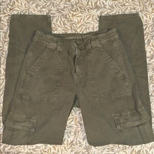 American Eagle Stretch Cargo Straight Pant Size 6 Regular
